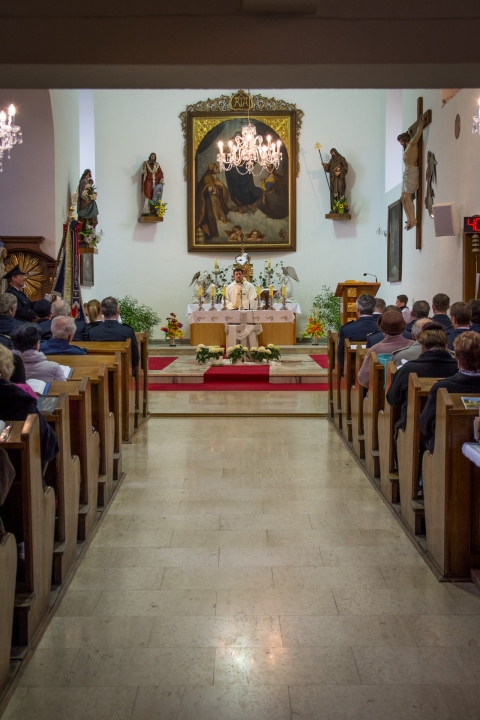 Mše svatá ve farním kostele ve Slatině 2017